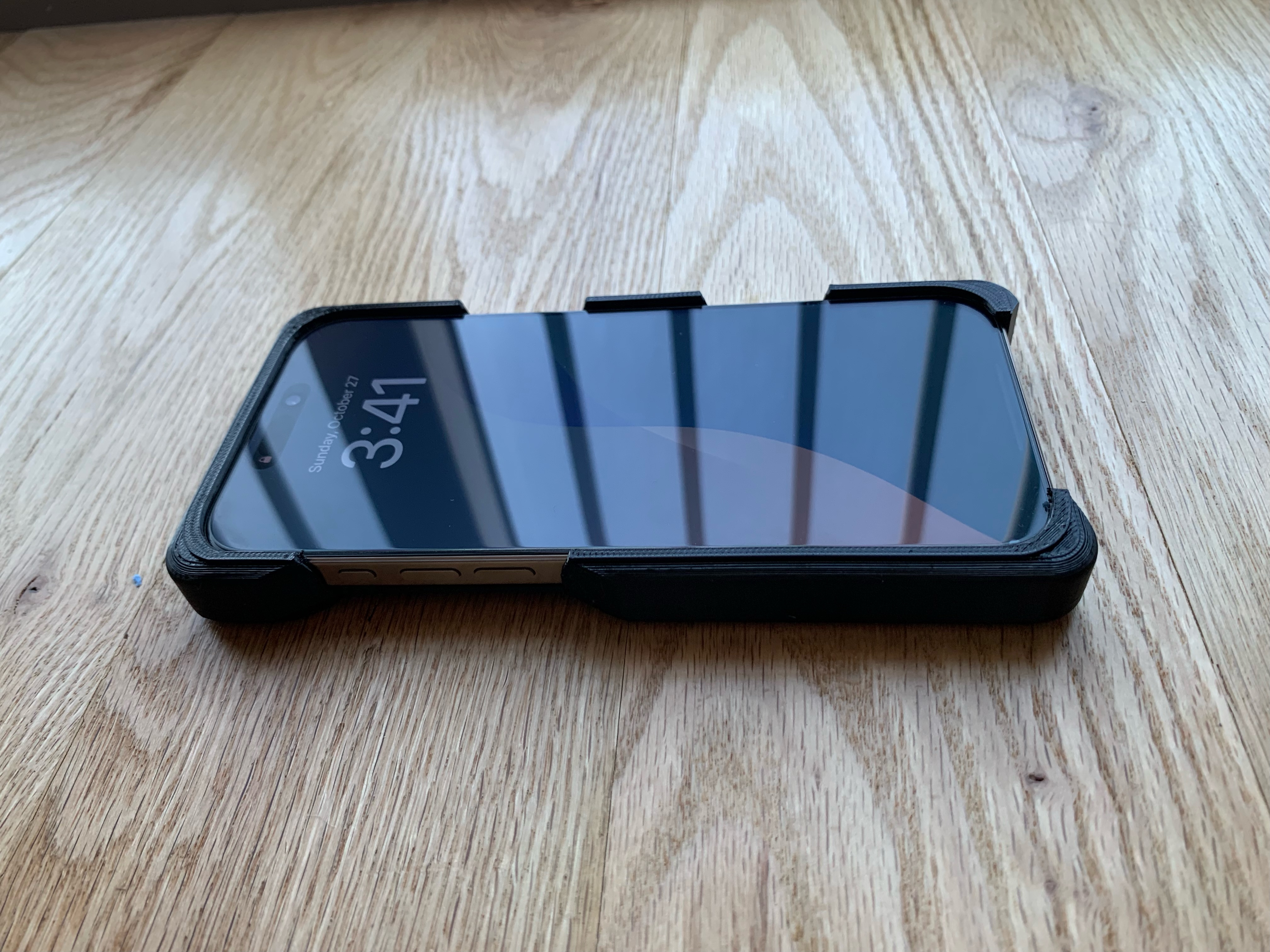iPhone 16 Pro Max TPU case angled left view