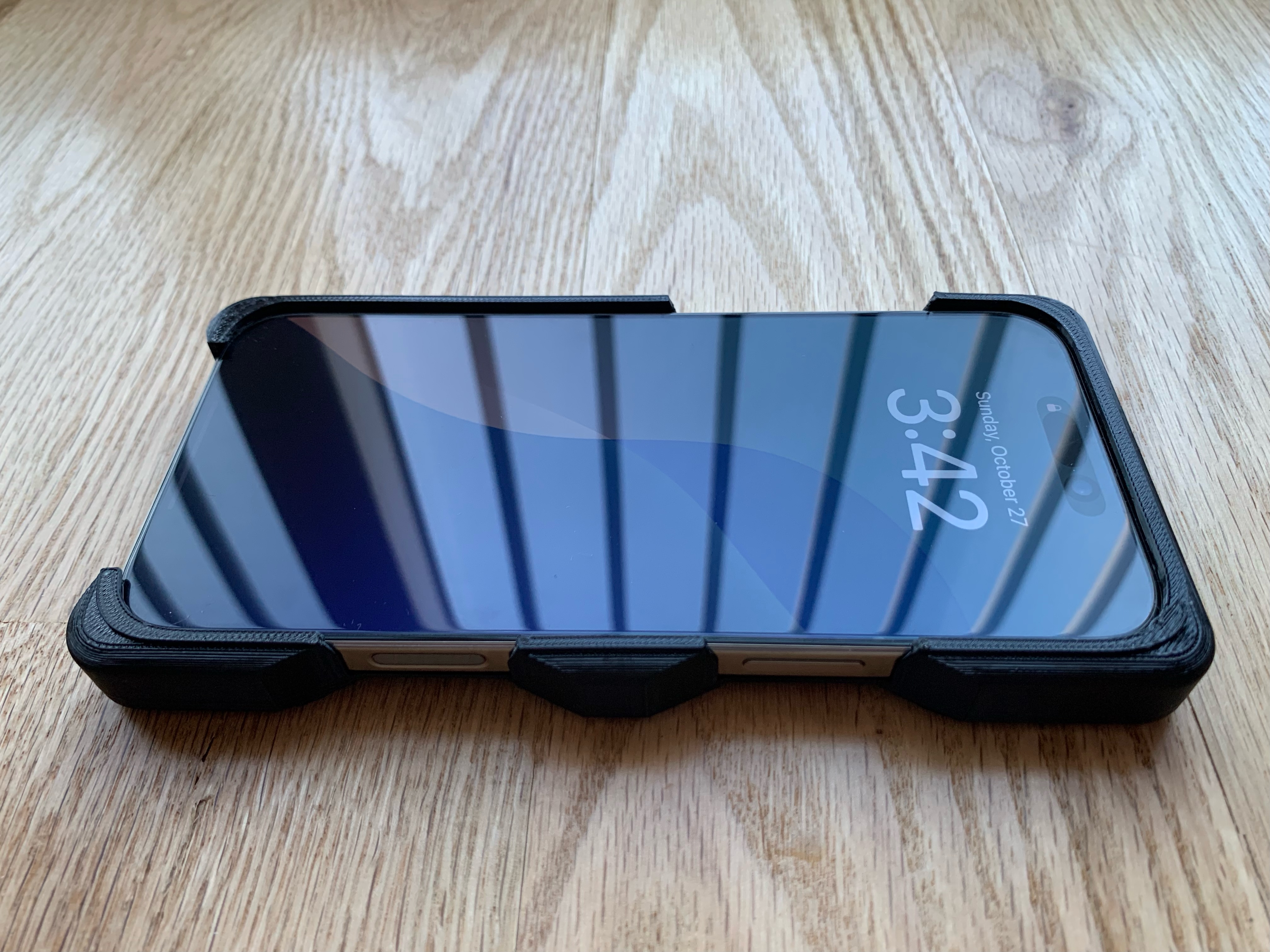 iPhone 16 Pro Max TPU case angled front view