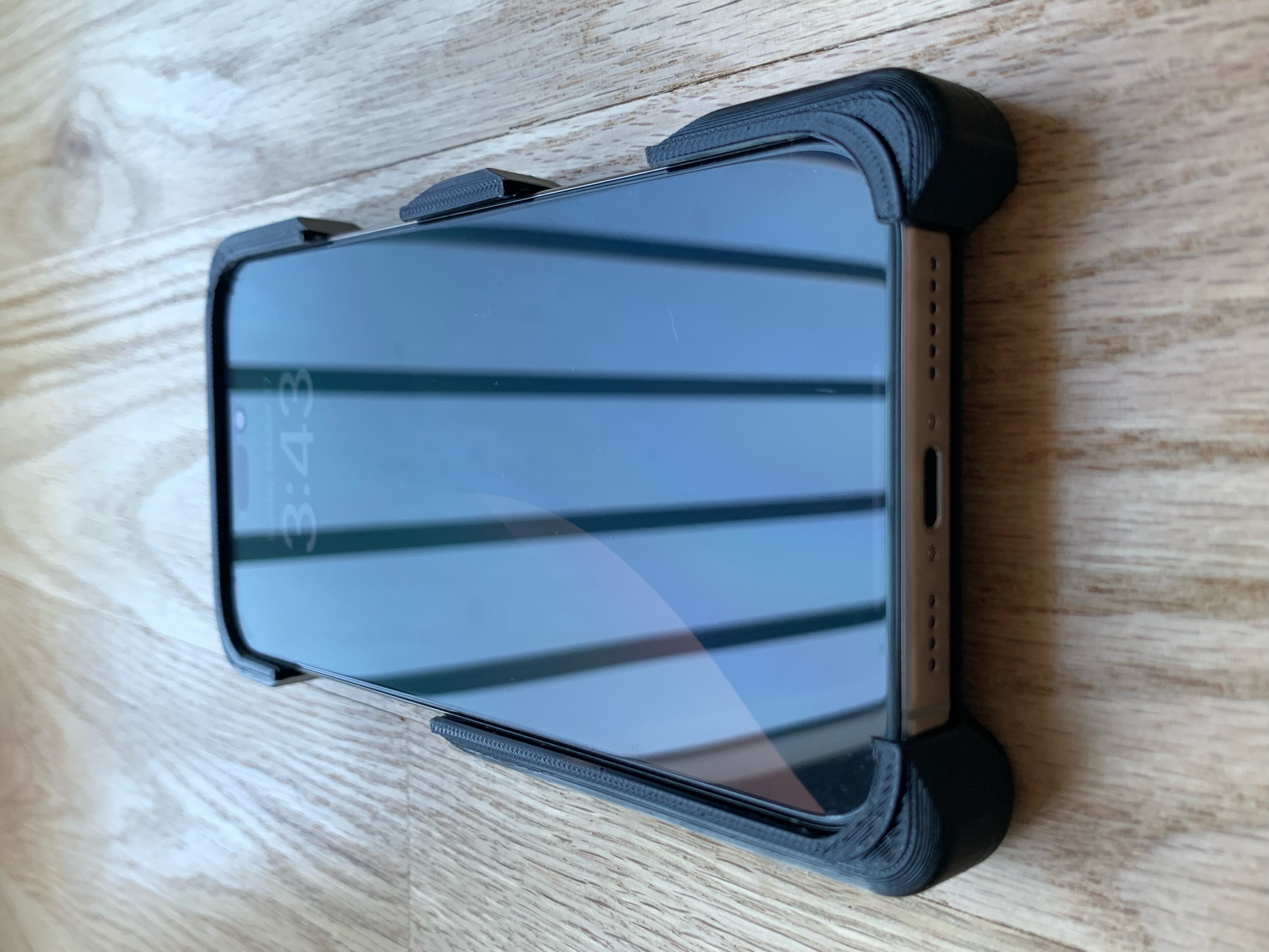 iPhone 16 Pro Max TPU case top angle view
